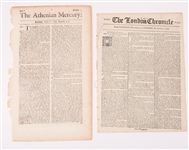 ATHENIAN MERCURY & LONDON CHRONICLE NEWSPAPERS 