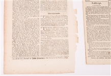 ATHENIAN MERCURY & LONDON CHRONICLE NEWSPAPERS 