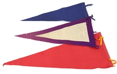 20TH C. SPORTS & SOUVENIR PENNANTS LOT OF 3