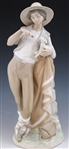 LLADRO PORCELAIN SHEPHERD #4834 FIGURINE