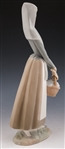 LLADRO ST JOSEPH & BASKET OF GOODIES FIGURINES