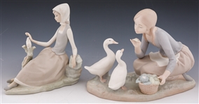 LLADRO PORCELAIN FIGURINES #4660 & 4849