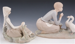 LLADRO PORCELAIN FIGURINES #4660 & 4849