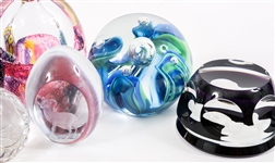 ART GLASS PAPERWEIGHTS LOT OF 11
