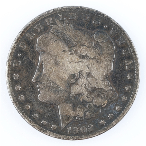 1902-S US MORGAN SILVER DOLLAR COIN