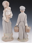 LLADRO PORCELAIN FIGURINES #4811 & 4800