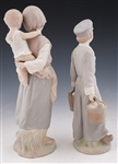 LLADRO PORCELAIN FIGURINES #4811 & 4800