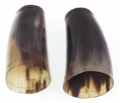 HORN DRINKING CUPS AND SPOONS