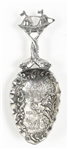 SILVERPLATE EPERGNE, SERVE WARE, & WINE SPOUT