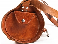 LEATHER MESSENGER SHOULDER BAG