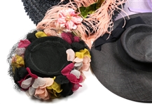 20TH C. LADIES' HATS LOT OF 6
