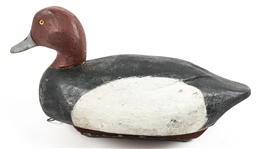 CARVED WOOD DUCK DECOYS LOT OF 2