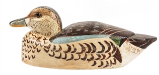 PAINTED WOOD DUCK DECOYS LOT OF 3