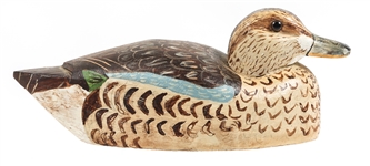 PAINTED WOOD DUCK DECOYS LOT OF 3