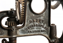 DAZEY CO. METAL BUTTER CHURN - 4 GALLON SIZE