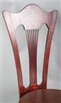 CHARLES PARKER CO. WOODEN HIGH BACK PIANO STOOL 