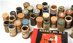 40+ 78MM GRAMOPHONE & 40+ PHONOGRAPH CYLINDER RECORDS