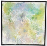 TERRIE CORBETT ENCAUSTIC PAINTING SOUNDS OF FOREST WATER #2