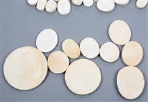 GRAND TOUR STYLE PLASTER CAMEOS & INTAGLIOS LOT OF 47