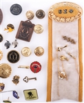 FRATERNAL ORGS & MORE CHALLENGE PINS, MEDALS, & BUTTONS