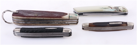 US & UK MADE POCKETKNIVES - LOT OF 4