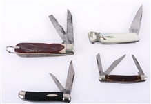 US & UK MADE POCKETKNIVES - LOT OF 4