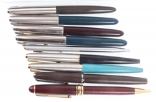 FOUNTAIN & BALL POINT PENS - PARKER, AVON, PLATIGNUM