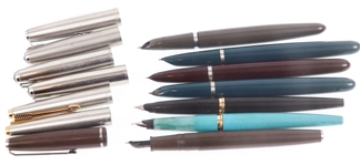 FOUNTAIN & BALL POINT PENS - PARKER, AVON, PLATIGNUM