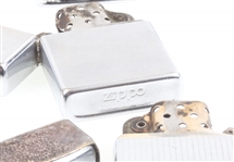 ZIPPO LIGHTERS, SILVER PLATE COMB, & COMPACT LOCKET