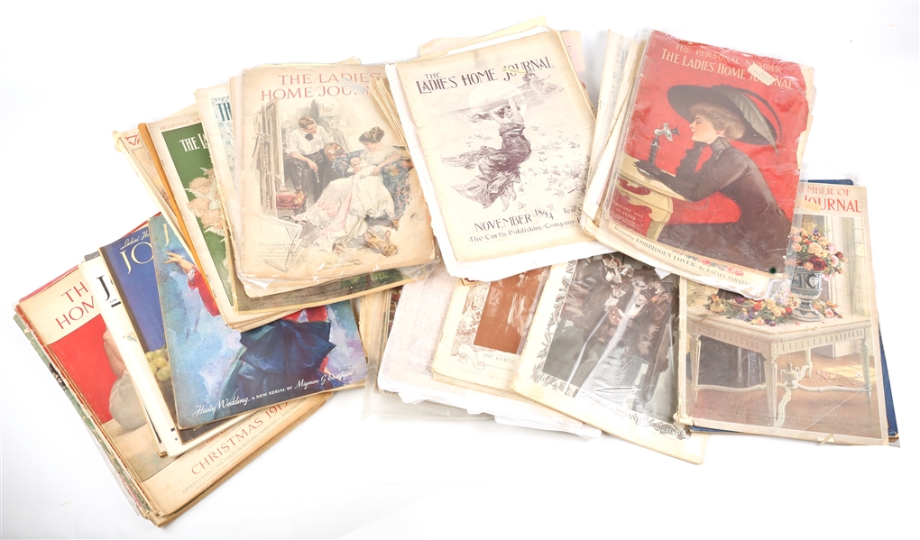 LATE 19TH & EARLY 20TH C. LADIES HOME JOURNALS 