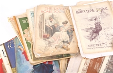 LATE 19TH & EARLY 20TH C. LADIES HOME JOURNALS 