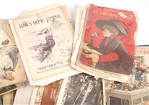 LATE 19TH & EARLY 20TH C. LADIES HOME JOURNALS 