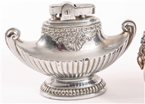 SILVER TONE TABLE LIGHTERS - LOT OF 3