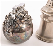 SILVER TONE TABLE LIGHTERS - LOT OF 3