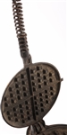 20TH C. GRISWOLD CAST IRON WAFFLE IRON AMERICAN NO. 8
