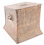 ARTS AND CRAFTS HAMMERED COPPER COAL BOX 