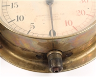EARLY 20TH C. BRASS PRESSURE GAUGES 