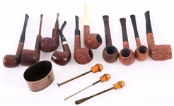 BRIAR WOOD SMOKING PIPES & TOOLS