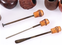 BRIAR WOOD SMOKING PIPES & TOOLS