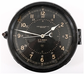 20TH C. CHELSEA CLOCK CO. U.S. NAVY SHIP CLOCK