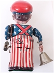 NOVELTY COLLECTIBLE TOYS - FOSSIL TIN NEWS BOY & BK BOBBLEHEAD