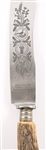 GERMAN STAG HANDLE MEAT CARVING CUTLERY PIECES