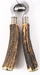 GERMAN STAG HANDLE MEAT CARVING CUTLERY PIECES