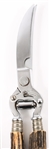GERMAN STAG HANDLE MEAT CARVING CUTLERY PIECES
