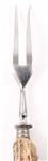 GERMAN STAG HANDLE MEAT CARVING CUTLERY PIECES