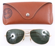 RAY BAN 3362 COCKPIT GOLD FRAME AVIATOR SUNGLASSES