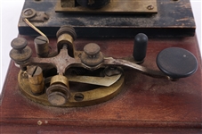 WESTERN ELECTRIC MORSE KEY & TELEGRAPH SOUNDER