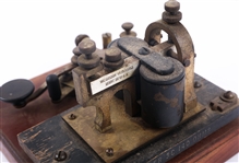 WESTERN ELECTRIC MORSE KEY & TELEGRAPH SOUNDER