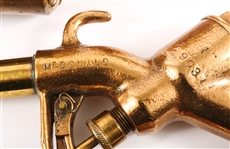 BRASS FIRE EXTINGUISHER, SPRAYER, & GAS PUMP HANDLE