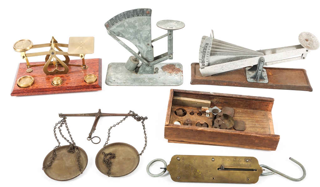 20TH C. MANUAL SCALES 